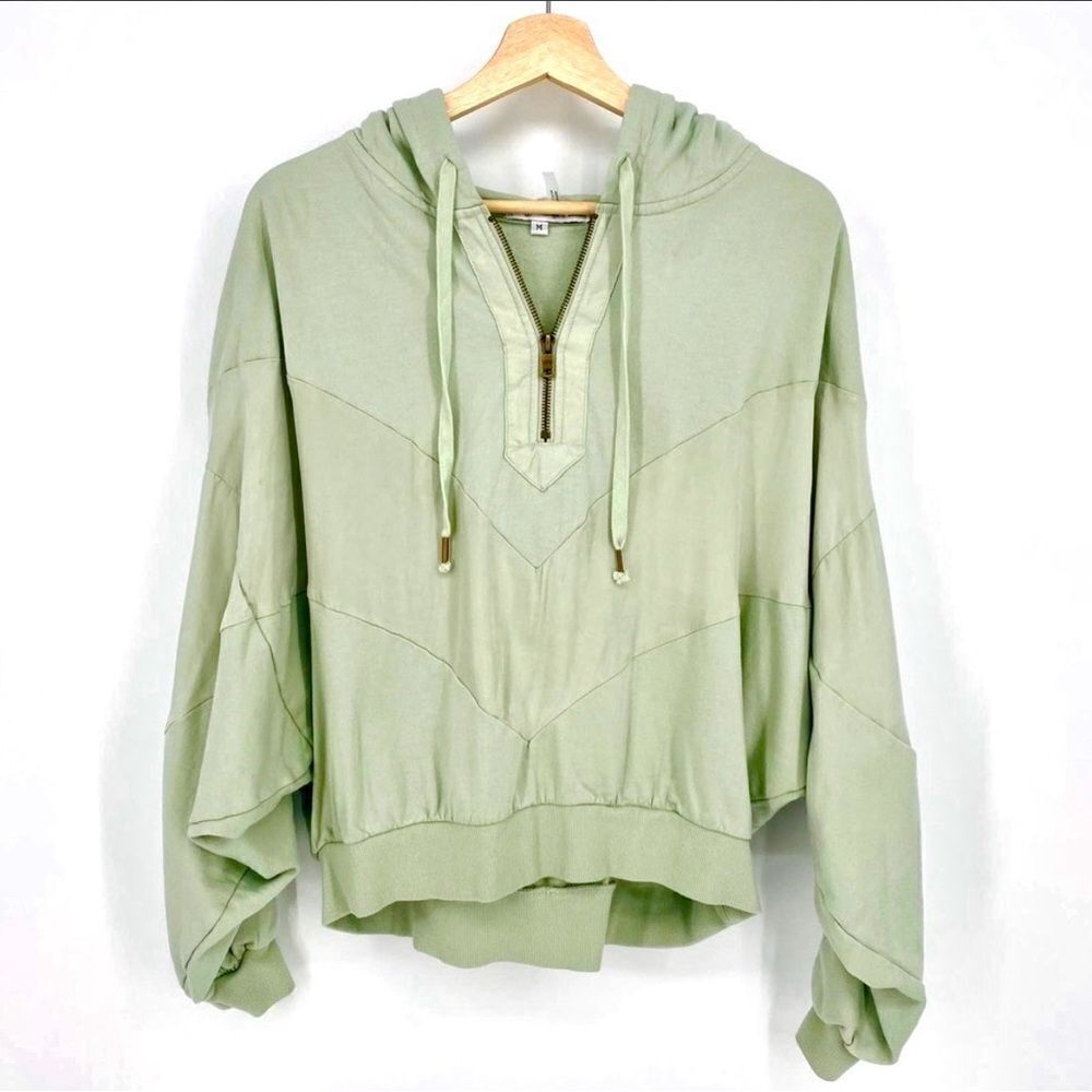 NWT Sz M Young Fabulous & Broke Montoy Light Green Hoodie Sweatshirt Awesome!!